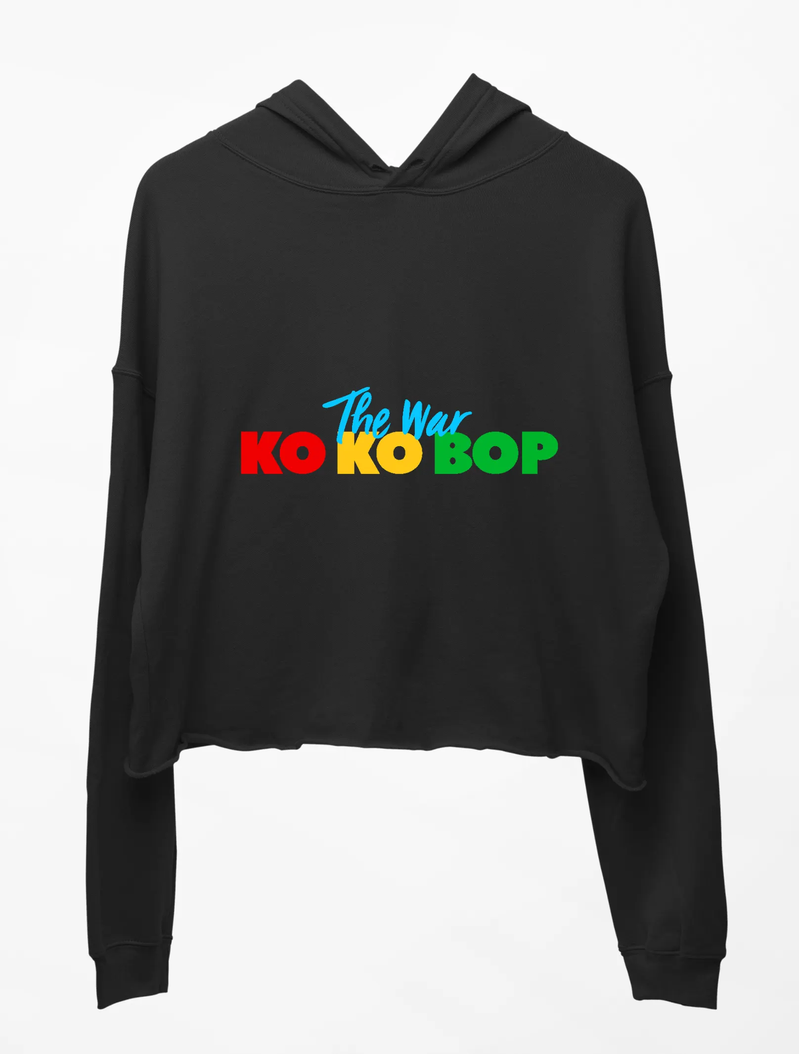 EXO Ko Ko Bop Cropped Hoodie - Black