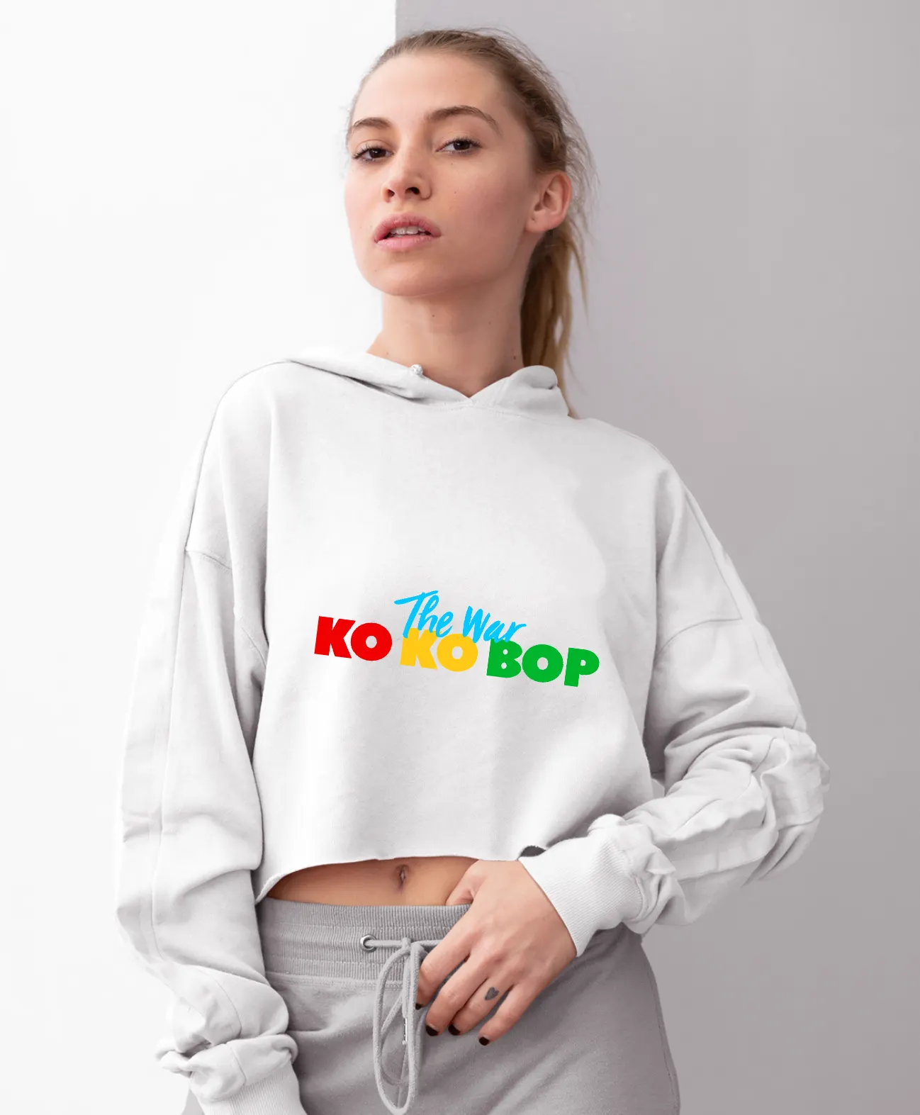 EXO Ko Ko Bop Cropped Hoodie