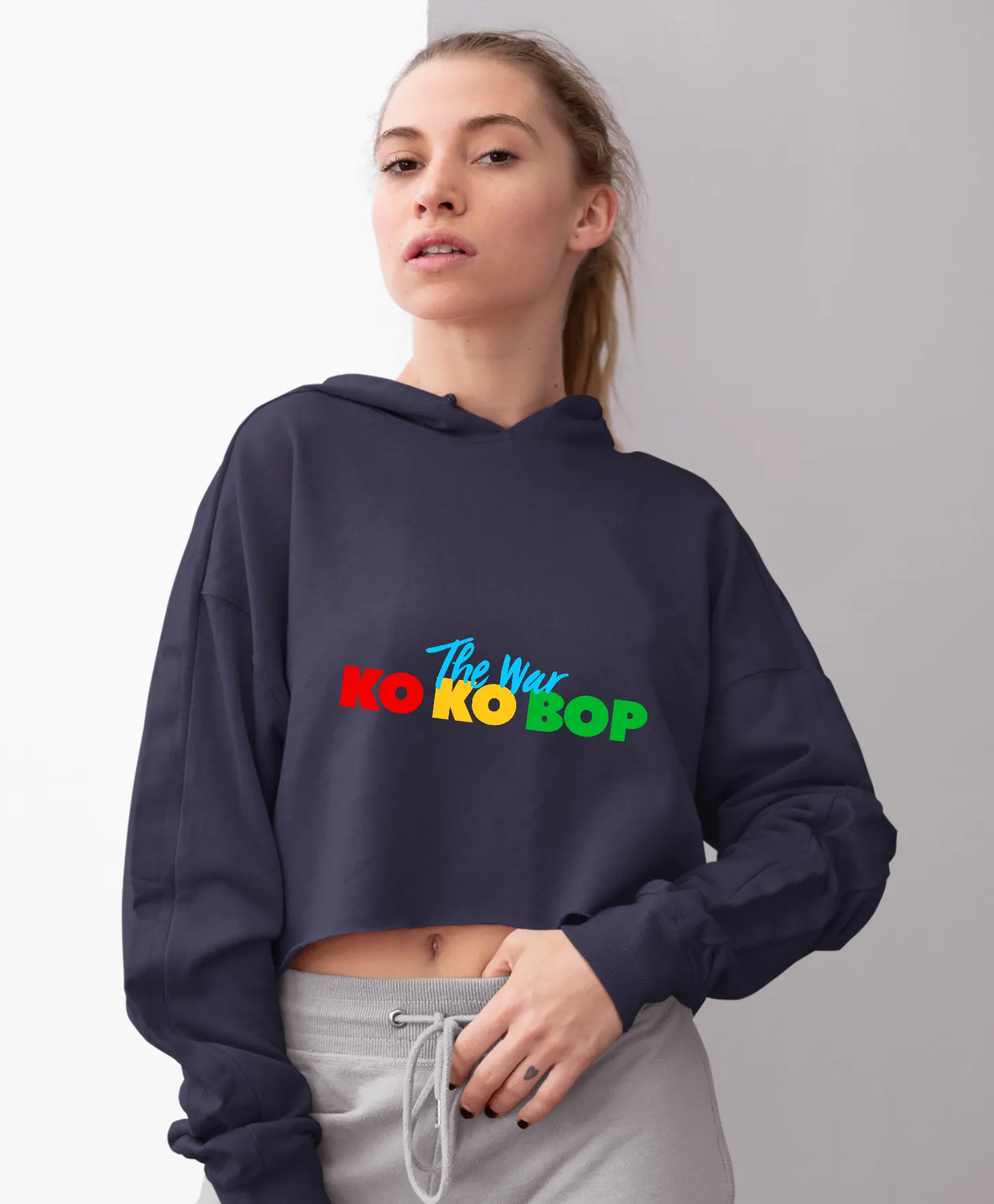 EXO Ko Ko Bop Cropped Hoodie
