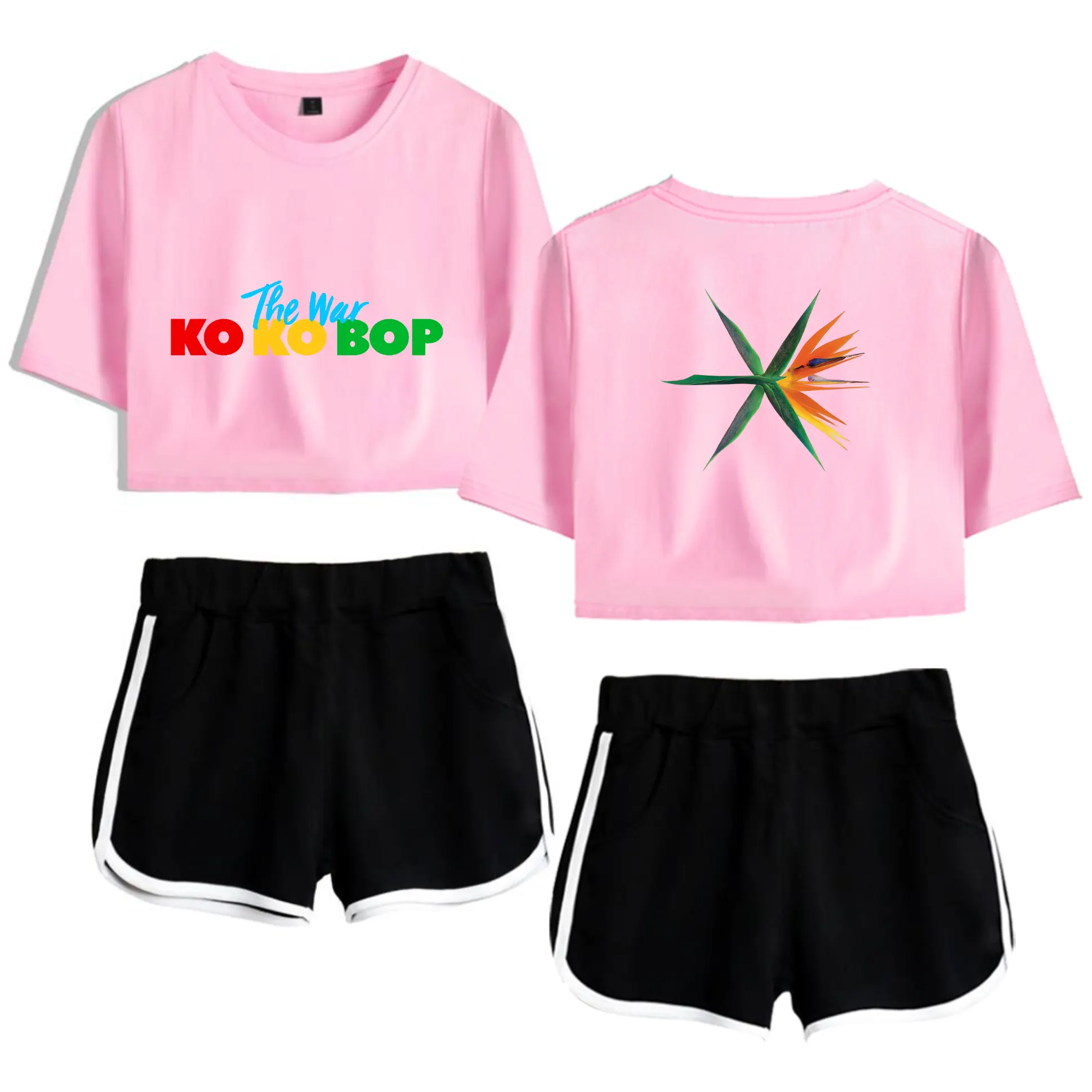 EXO Ko Ko Bop Tracksuit - Pink-Black