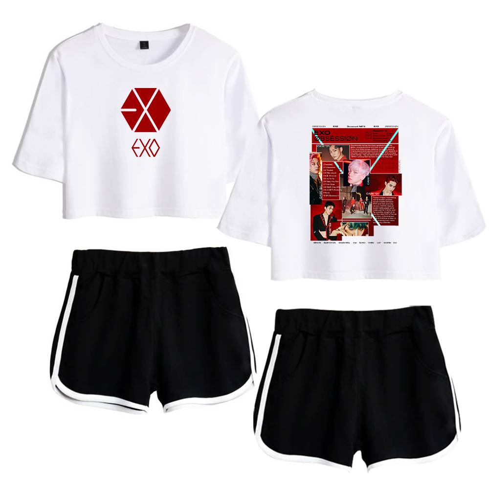 EXO Obsession Case File Tracksuit - White-Black