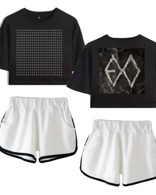 EXO Reverxe Tracksuit - Black-White